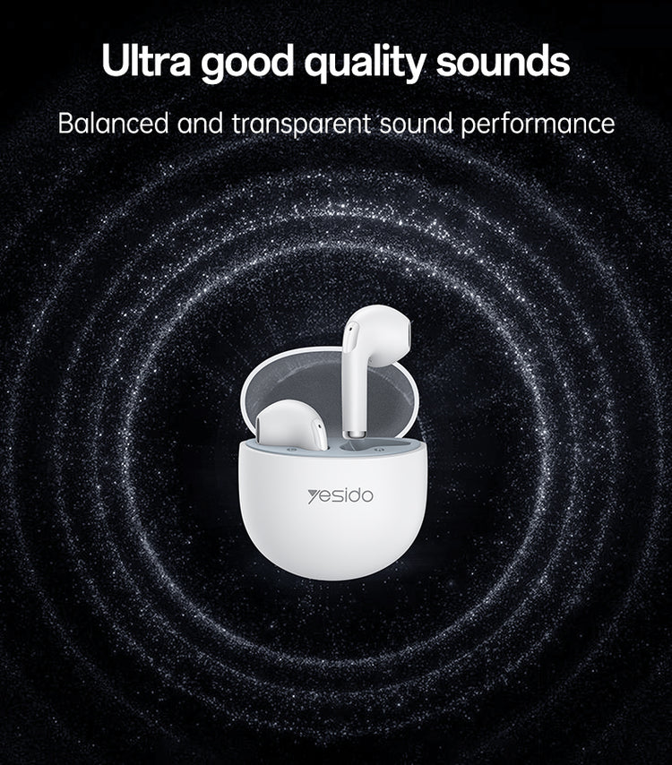 Yesido TWS35 Wireless Bluetooth 5.3 Earphones – Ultra-Clear Sound
