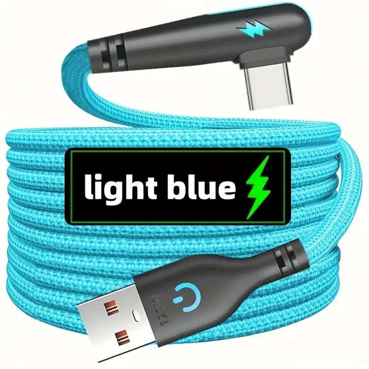 Fast Charging USB Type-A to Type-C 1m Data Cable