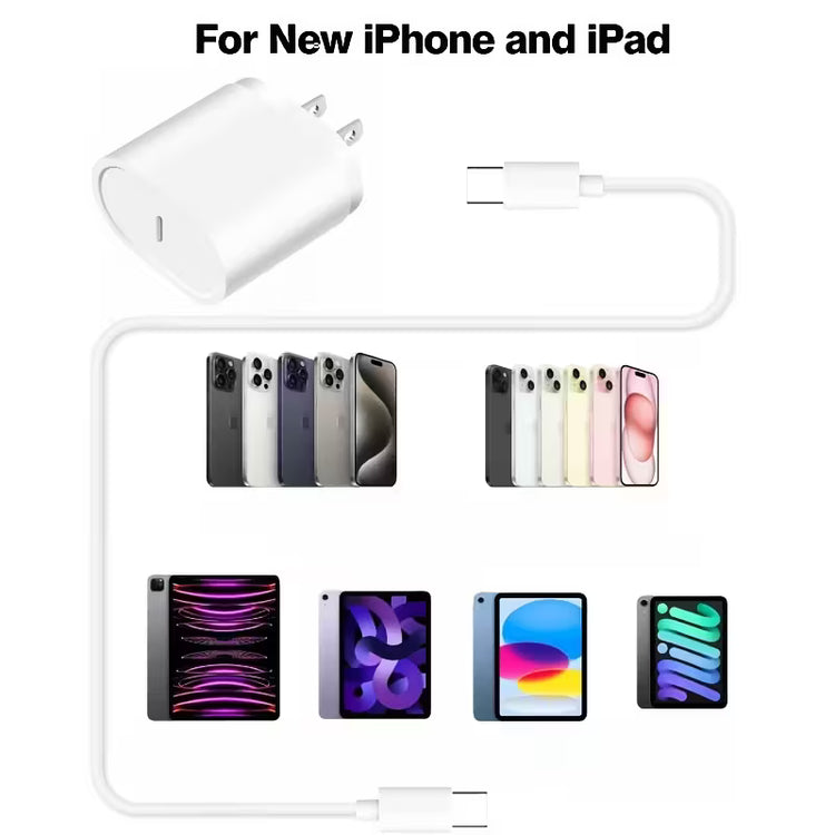 20W USB-C Power Strip with 6ft Fast-Charge Cables