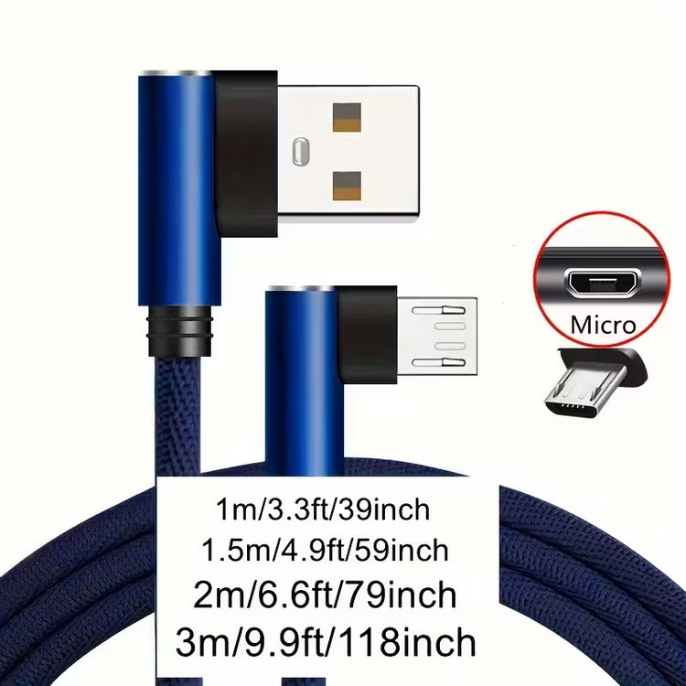 Nylon Micro USB Fast Charging Cable with Matte Finish,