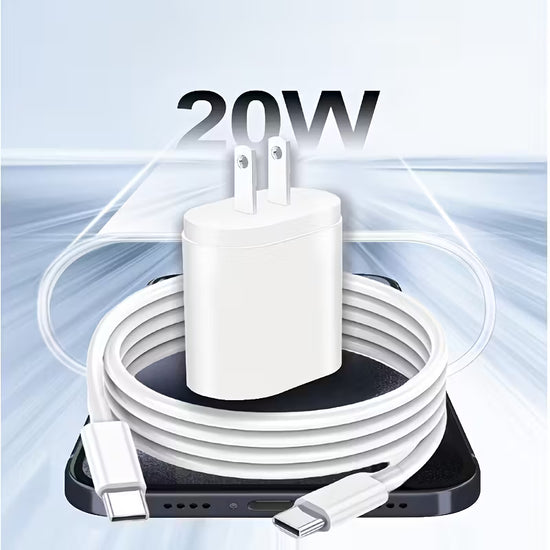 20W USB-C Power Strip with 6ft Fast-Charge Cables
