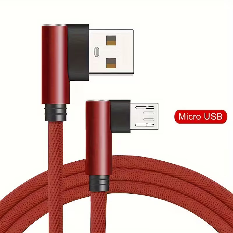 Nylon Micro USB Fast Charging Cable with Matte Finish,