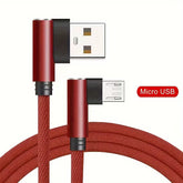 Nylon Micro USB Fast Charging Cable with Matte Finish,