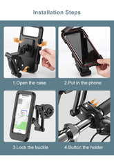 Bike 360° Adjustable Waterproof Smartphone Holder
