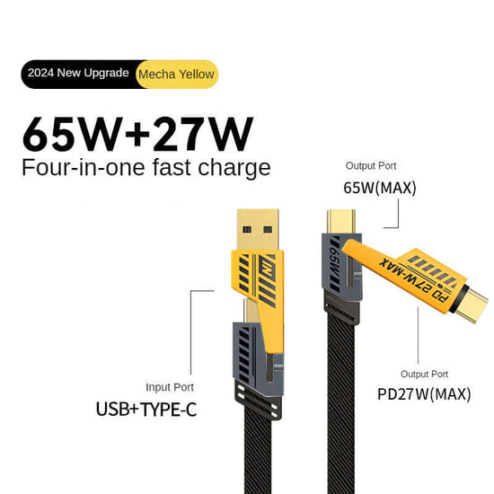 145W GaN 3 Multy Port Charger USB 2 Type-C QC3.0 PD Fast