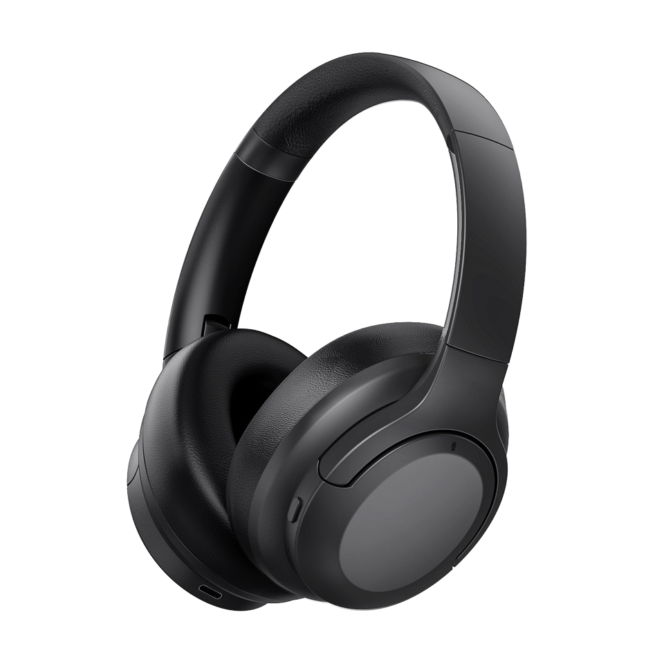 Wireless Head-Mounted Bluetooth Headphones – Noise-Canceling