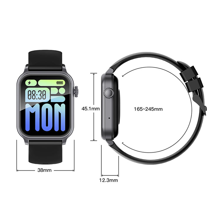 Smart Watch – 1.83" HD Fitness & Call Smartwatch with Voice Assistant