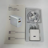 20W USB-A to USB-C PD Wall Charger – US Power Adapter