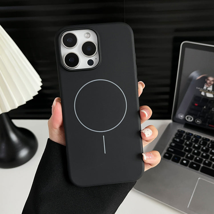 Magnetic Wireless Charging Frosted Case Cover for iPhone