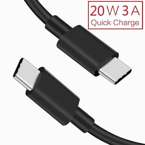 Premium USB-C to USB-C Fast Charging Cable – 1M (3.3FT), 60W, 3 Amp