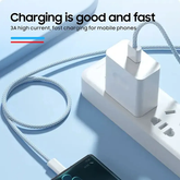 USB-C to USB-C Charging & Data Cable – 60W, 1M Cable Braided