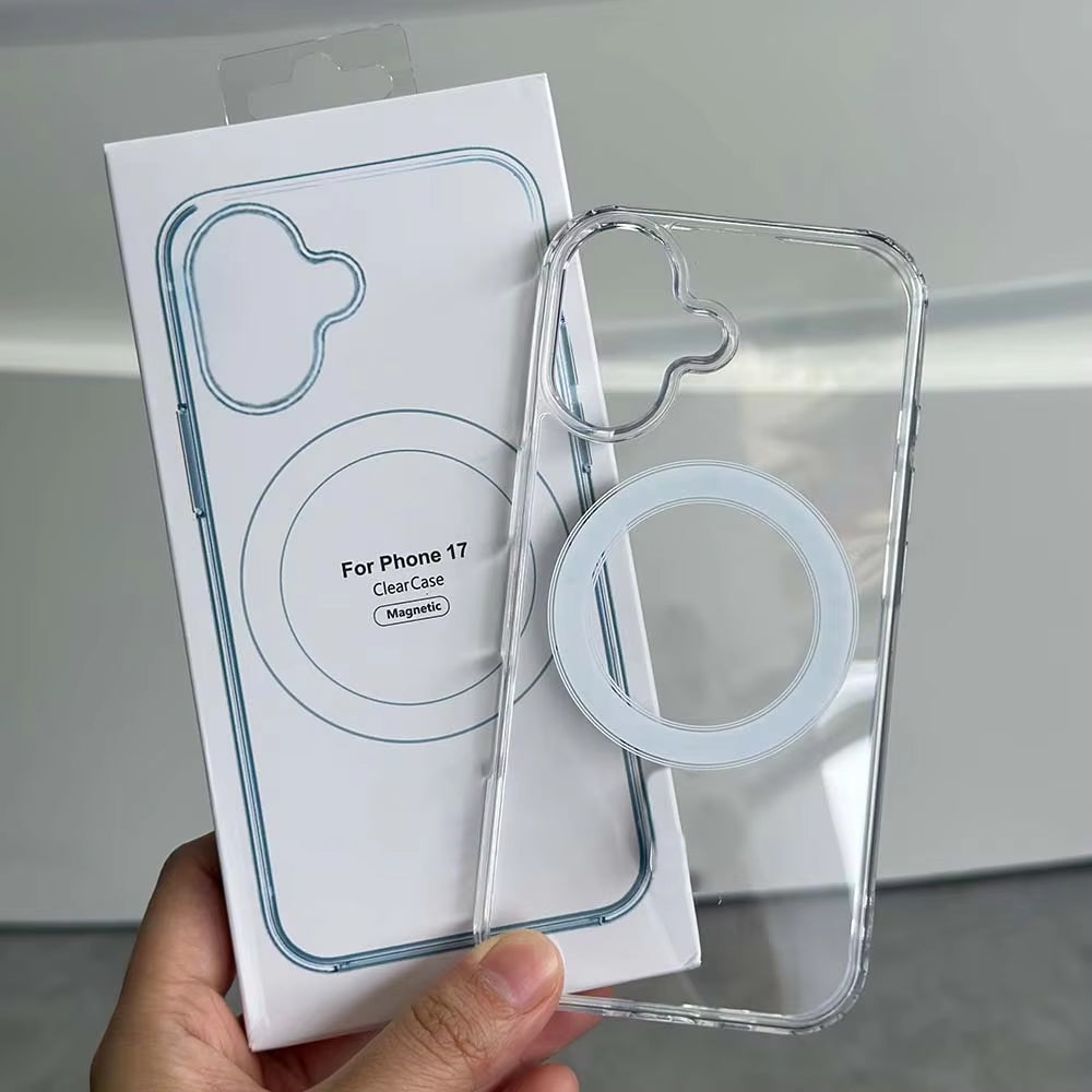 Magnetic Clear Shockproof Phone Case for iPhone