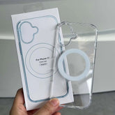 Magnetic Clear Shockproof Phone Case for iPhone