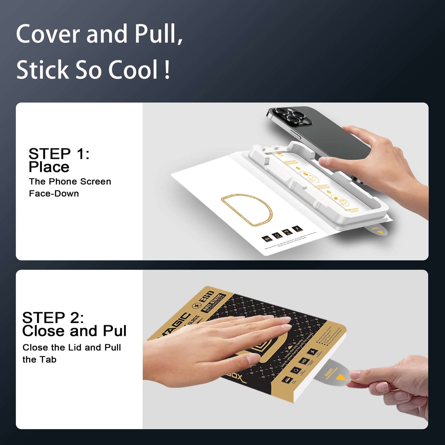 Samsung Magic John Screen Protector Installation Kit.