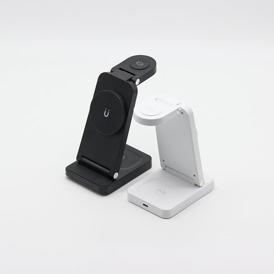 Magnetic Wireless Charger Stand – 15W Fast Charging.