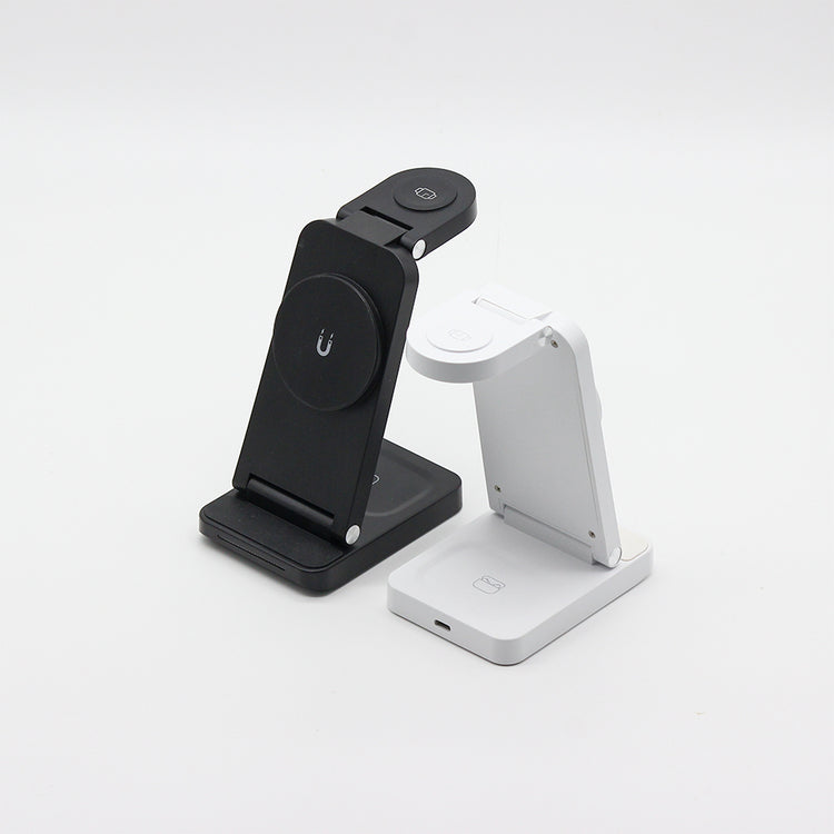 Magnetic Wireless Charger Stand – 15W Fast Charging.