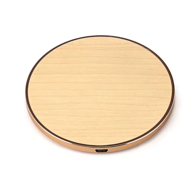 Eco-Friendly Wooden Wireless Charger Pad – 15W Fast Charging