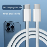 USB-C to USB-C Charging & Data Cable – 60W, 1M Cable Braided