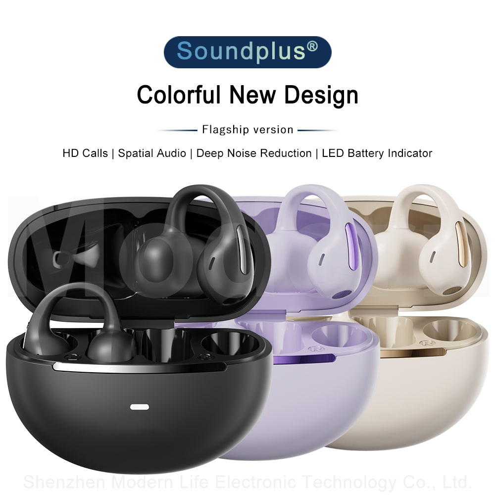 Metro High Tech M136 Ear Clip Earbuds OWS Ear Hook Earbuds