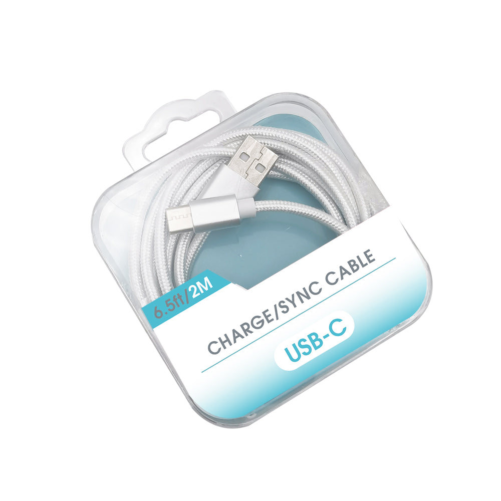 Nylon Braided USB-C Charging Cable – Fast Charging.