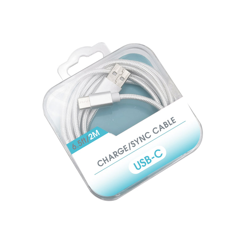 Nylon Braided USB-C Charging Cable – Fast Charging.