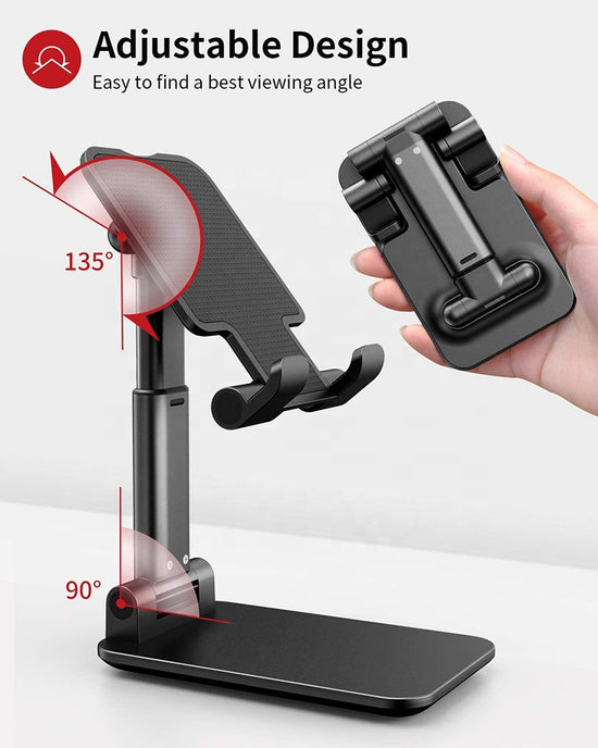 Adjustable Desktop Phone & Tablet Holder Stand