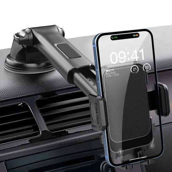 Dashboard Car Phone Holder – Secure Suction Cup Mobile Mount