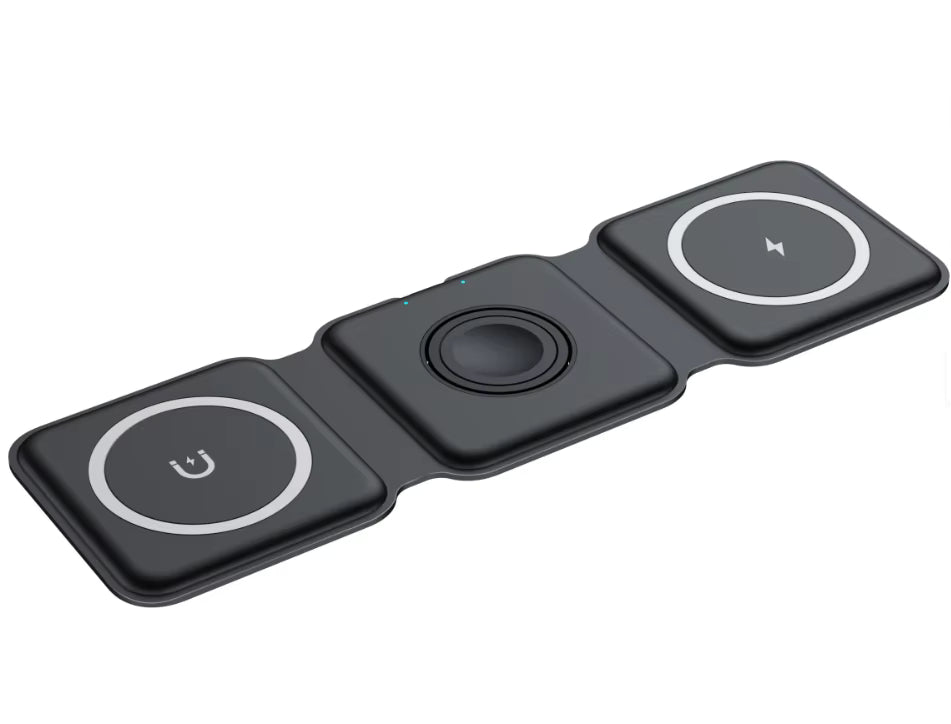 Innovative 3-in-1 Wireless Charger with 10W LED Light