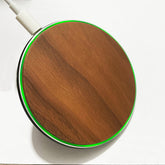 Eco-Friendly Wooden Wireless Charger Pad – 15W Fast Charging
