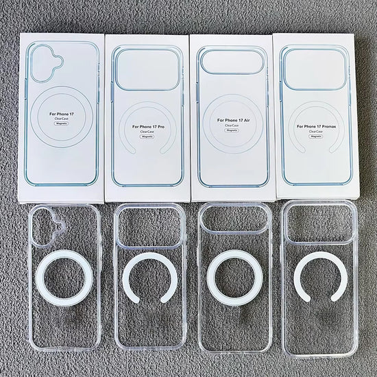 Magnetic Clear Shockproof Phone Case for iPhone