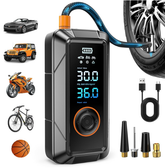 Multi-Function LED SOS Light Portable Air Compressor