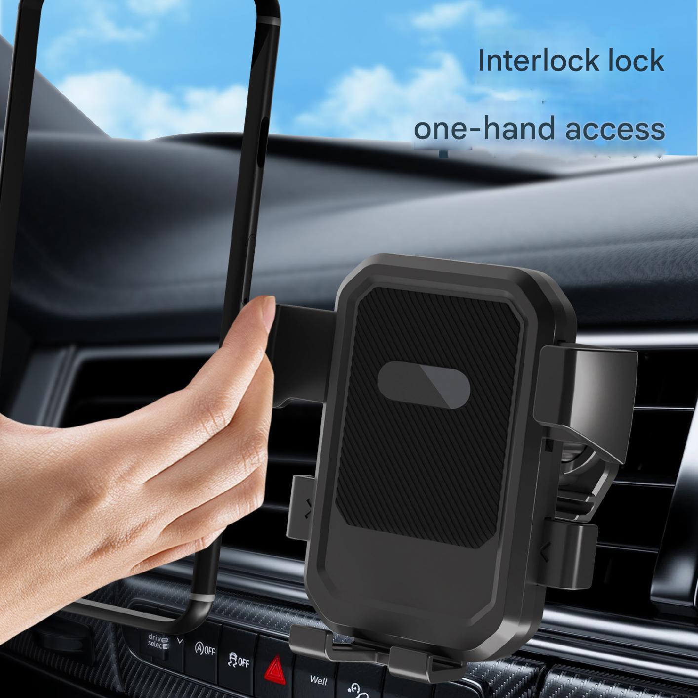 Universal Car Mount Phone Holder – Smartphone Air Vent Stand