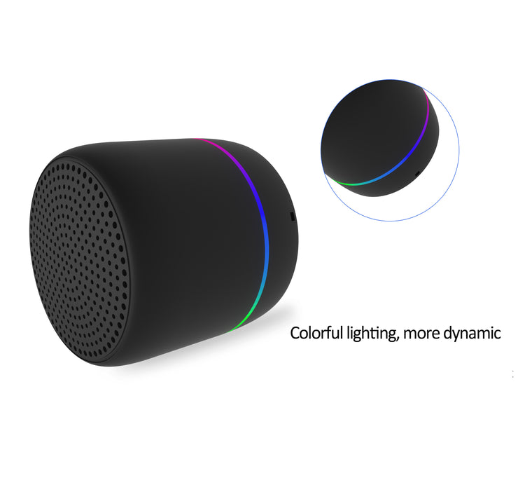 Waterproof Wireless Portable Bluetooth Speaker with Colorful LED Light
