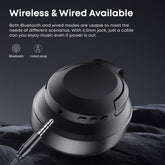 Wireless Head-Mounted Bluetooth Headphones – Noise-Canceling