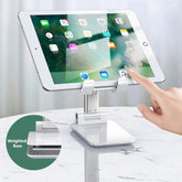 Adjustable Desktop Tablet & Phone Holder Stand – Foldable.