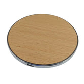 Eco-Friendly Wooden Wireless Charger Pad – 15W Fast Charging