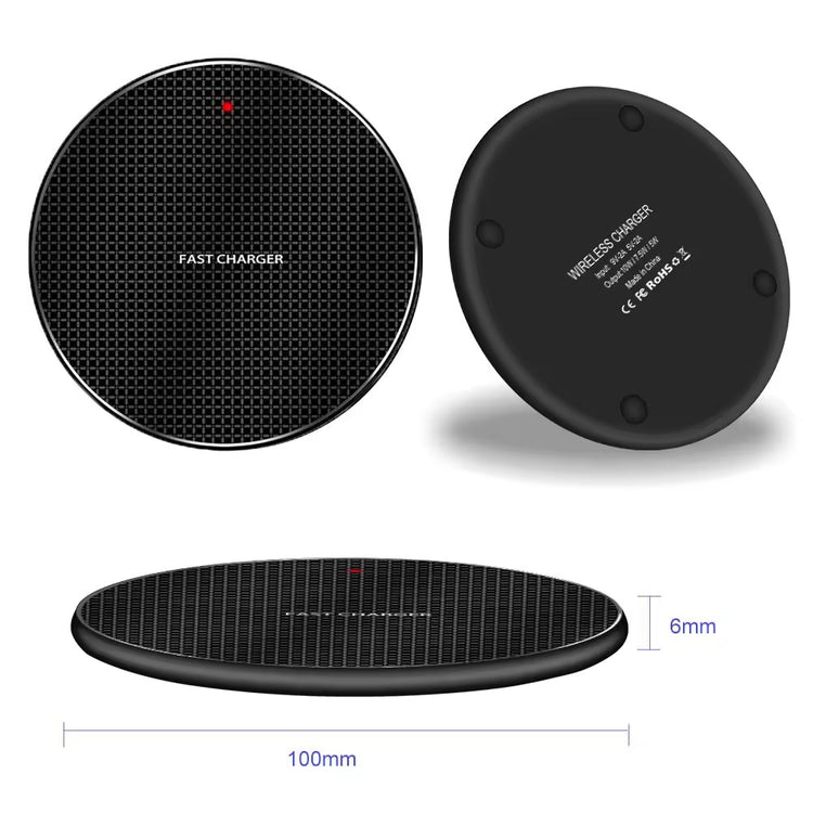Android Wireless Charger Pad K8 – 10W/15W Fast Charging Pad.