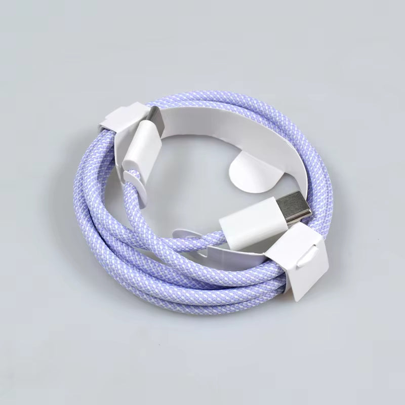 USB Type-C to Type-C 60W Fast Charging Cable – 1M Braided
