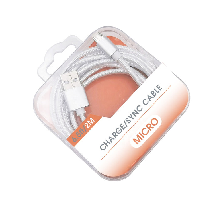  Nylon Braided Micro USB Charging Cable 