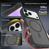 Matte Curly Wave Phone Case – Luxury Design with MagSafe Compatibility