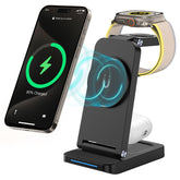 Magnetic Wireless Charger Stand – 15W Fast Charging.