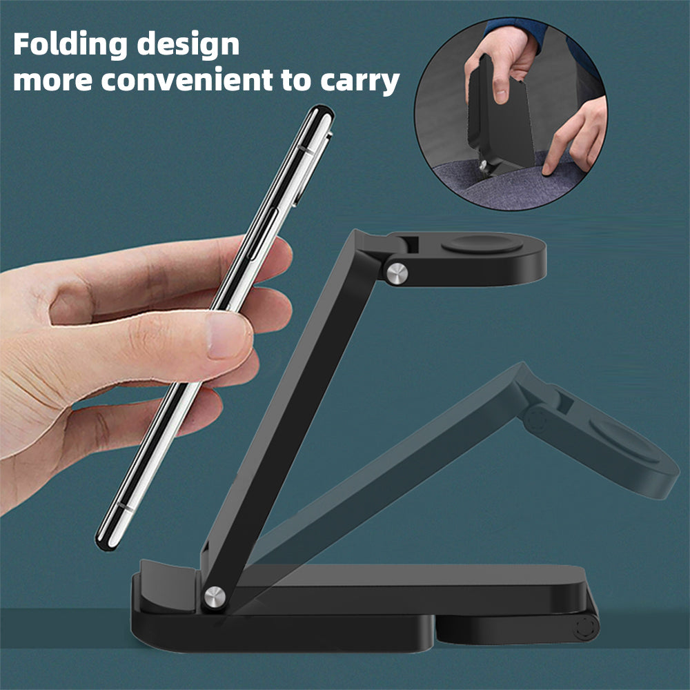 Foldable Wireless Charger – 15W Fast Charging Dock