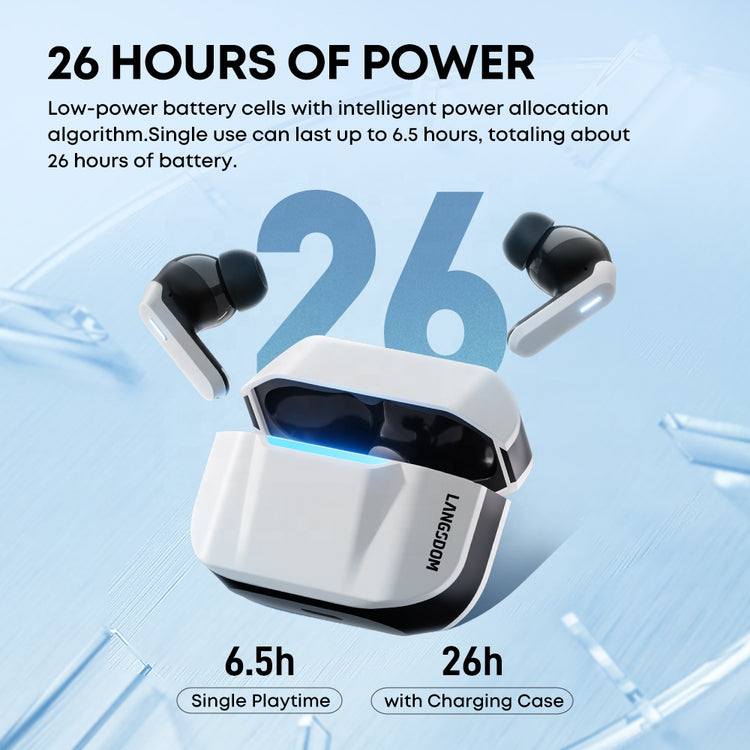 Langsdom Deep Bass TWS 6.0 Bluetooth Earbuds 