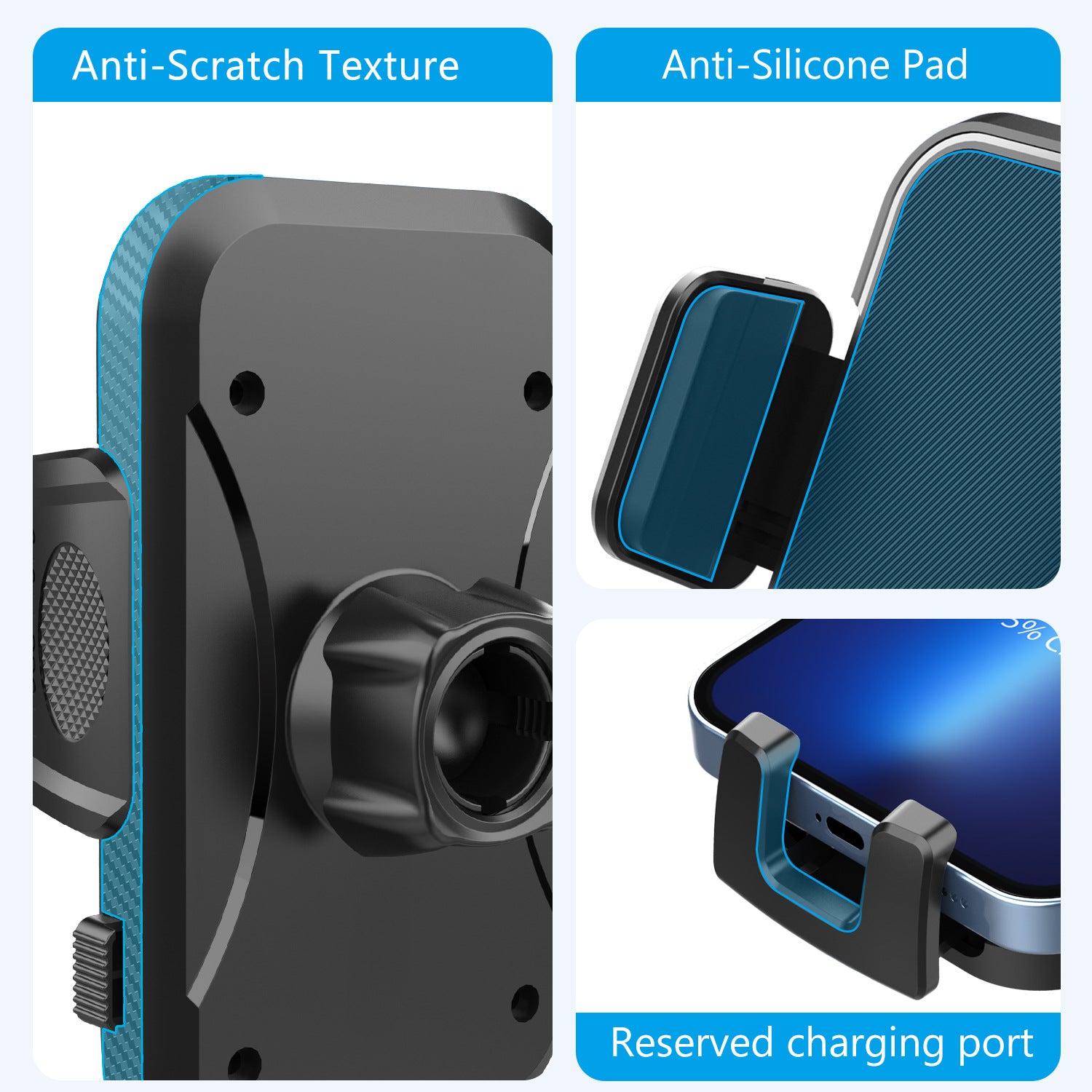 Dashboard Car Phone Holder – Secure Suction Cup Mobile Mount