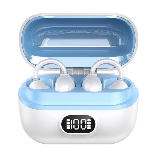 Tensouny Comfortable Clip-On Earphones Semi-In-Ear Design