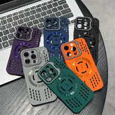 Magnetic Phone Case with Camera Frame Holder & Kickstand – For iPhone